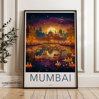 Mumbai Poster | Maharashtra Wall Art | India Decor