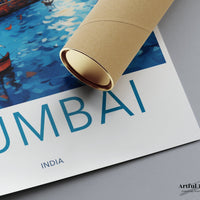 Mumbai Poster | Maharashtra Wall Art | India Decor