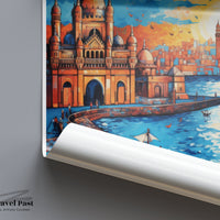 Mumbai Poster | Maharashtra Wall Art | India Decor