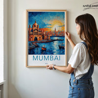 Mumbai Poster | Maharashtra Wall Art | India Decor