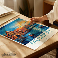 Mumbai Poster | Maharashtra Wall Art | India Decor