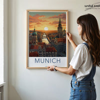 Munich Poster – Germany Wall Art