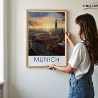 Munich Poster – Germany Wall Art
