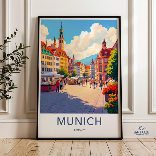 Munich Poster - Germany Wall Art