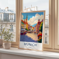 Munich Poster - Germany Wall Art