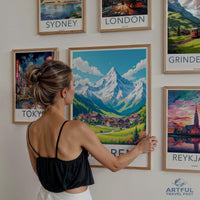 Mürren Poster - Switzerland Wall Art