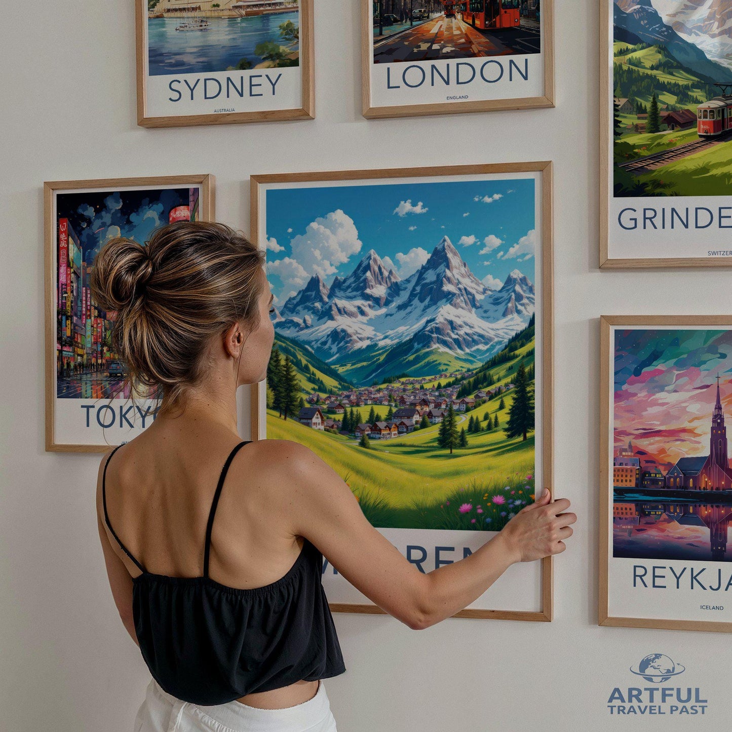Mürren Poster - Switzerland Wall Art