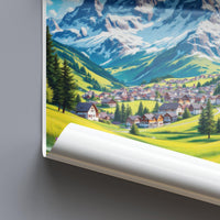 Mürren Poster - Switzerland Wall Art