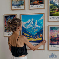 Mürren Poster - Switzerland Wall Art