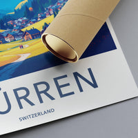 Mürren Poster - Switzerland Wall Art