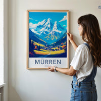 Mürren Poster - Switzerland Wall Art
