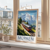 Mürren Poster - Switzerland Wall Art
