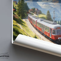 Mürren Poster - Switzerland Wall Art