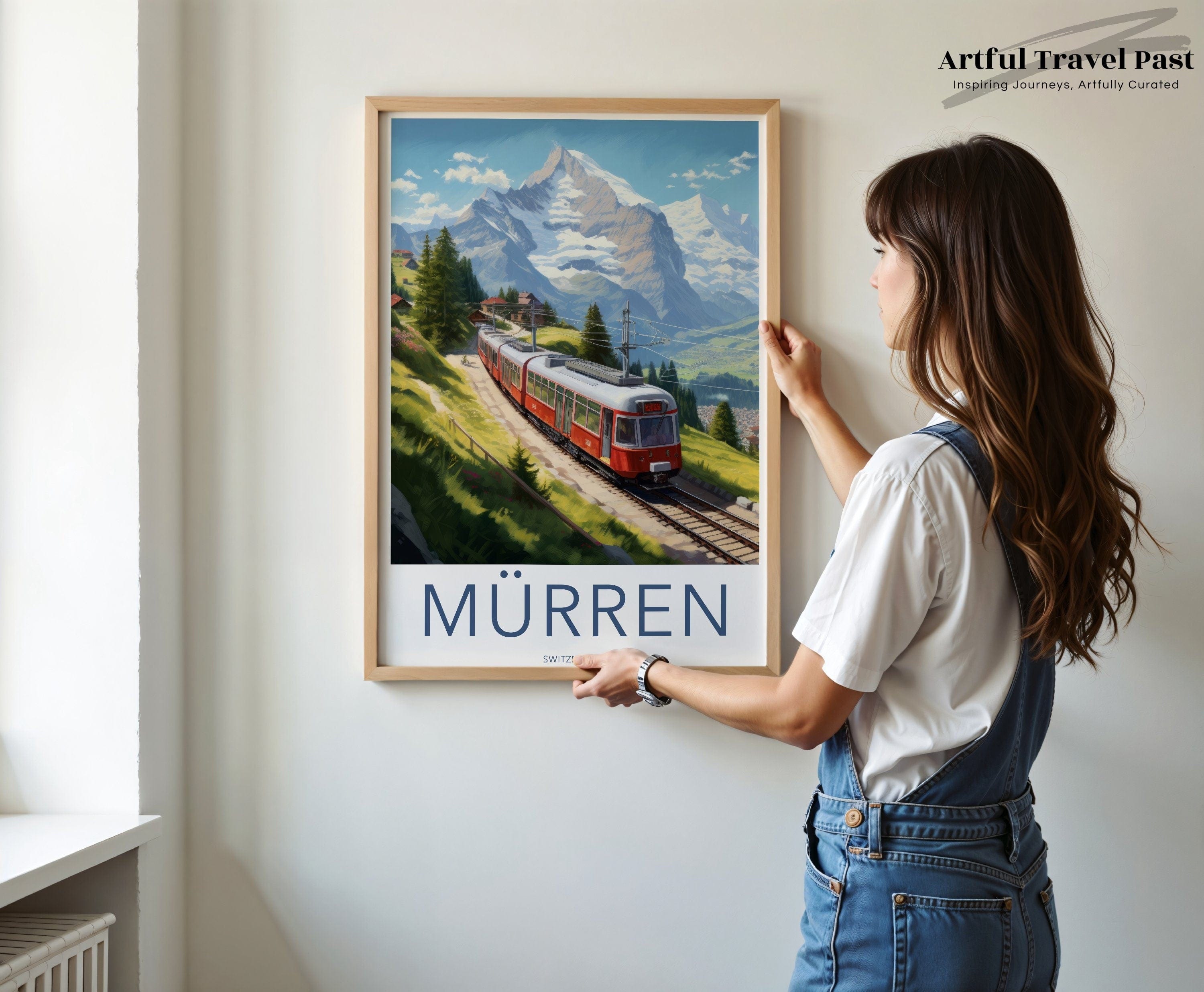 Mürren Poster - Switzerland Wall Art