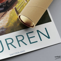 Mürren Poster - Switzerland Wall Art