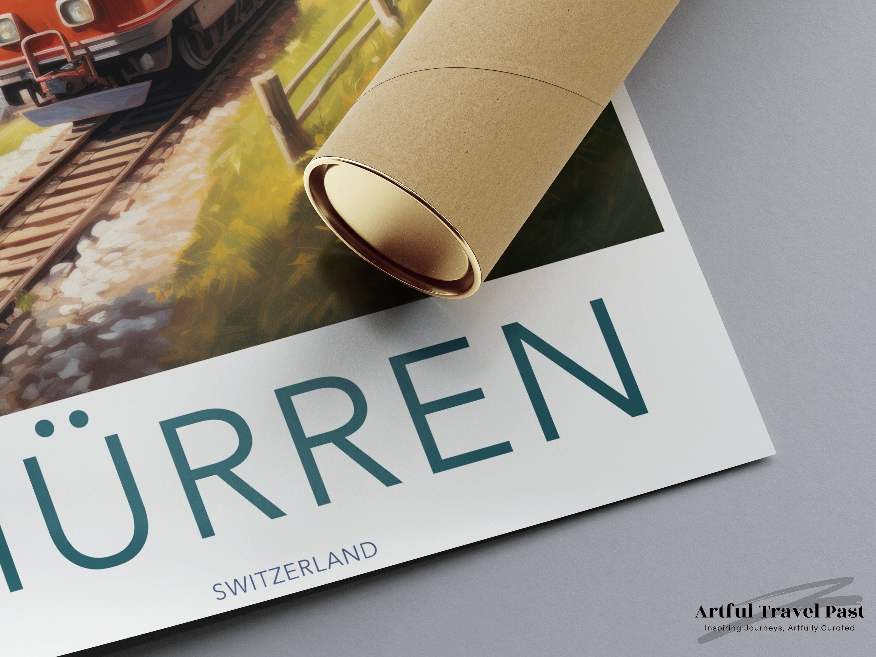 Mürren Poster - Switzerland Wall Art