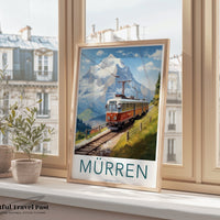 Mürren Poster - Switzerland Wall Art