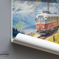 Mürren Poster - Switzerland Wall Art