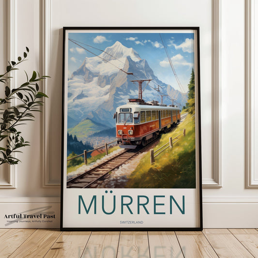 Mürren Poster - Switzerland Wall Art