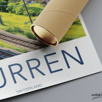 Mürren Poster | Switzerland Wall Art | Europe Decor