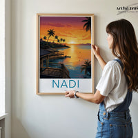 Nadi Poster - Fiji Wall Art