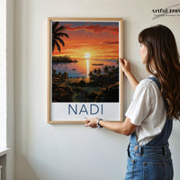Nadi Poster - Fiji Wall Art