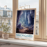 Naica Caves Poster | Chihuahua Wall Art | Mexico Decor
