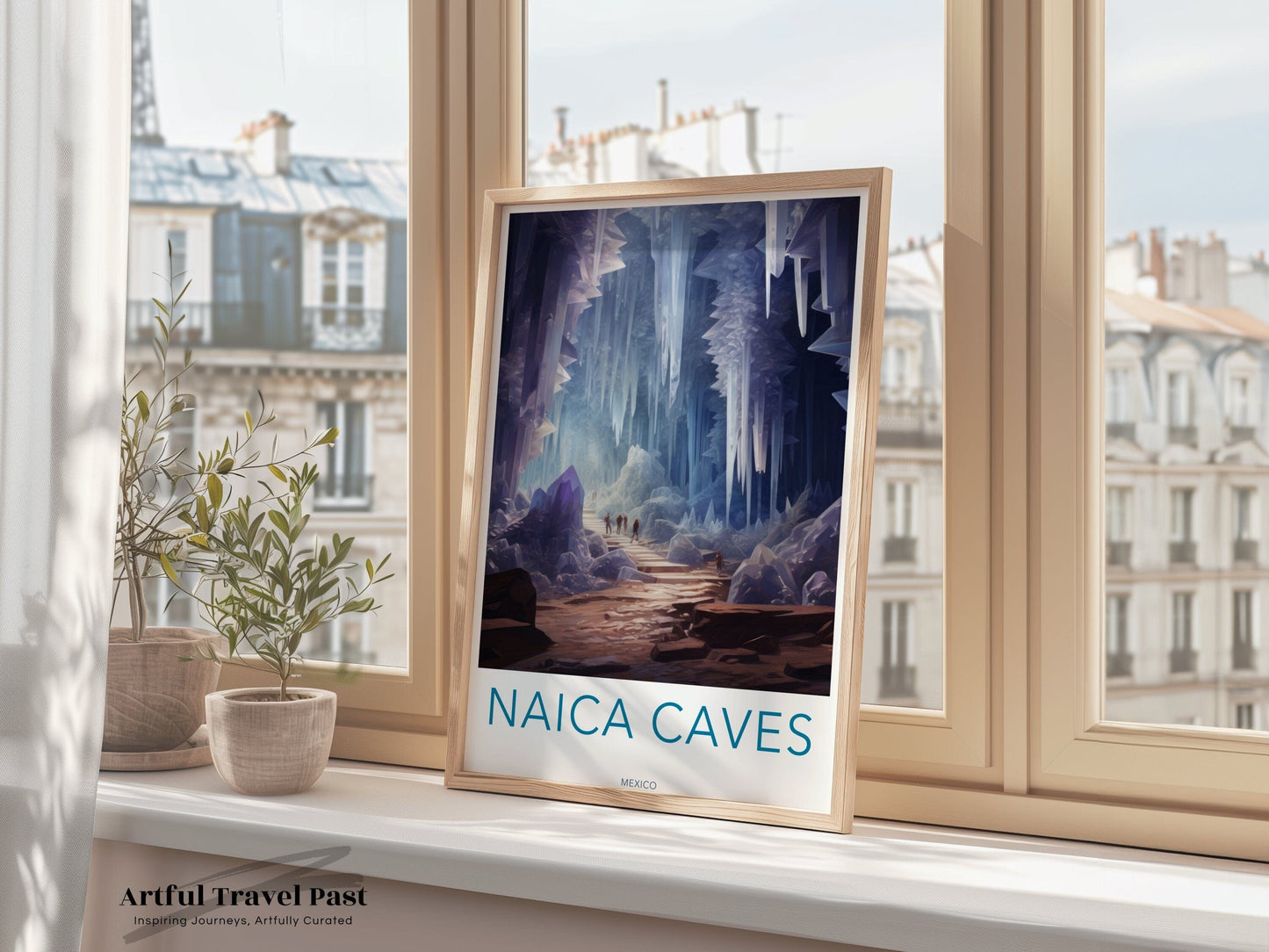 Naica Caves Poster | Chihuahua Wall Art | Mexico Decor