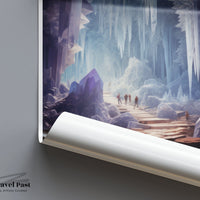 Naica Caves Poster | Chihuahua Wall Art | Mexico Decor