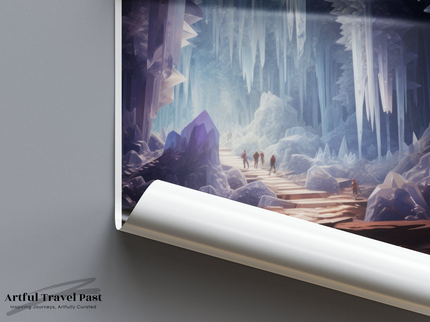 Naica Caves Poster | Chihuahua Wall Art | Mexico Decor