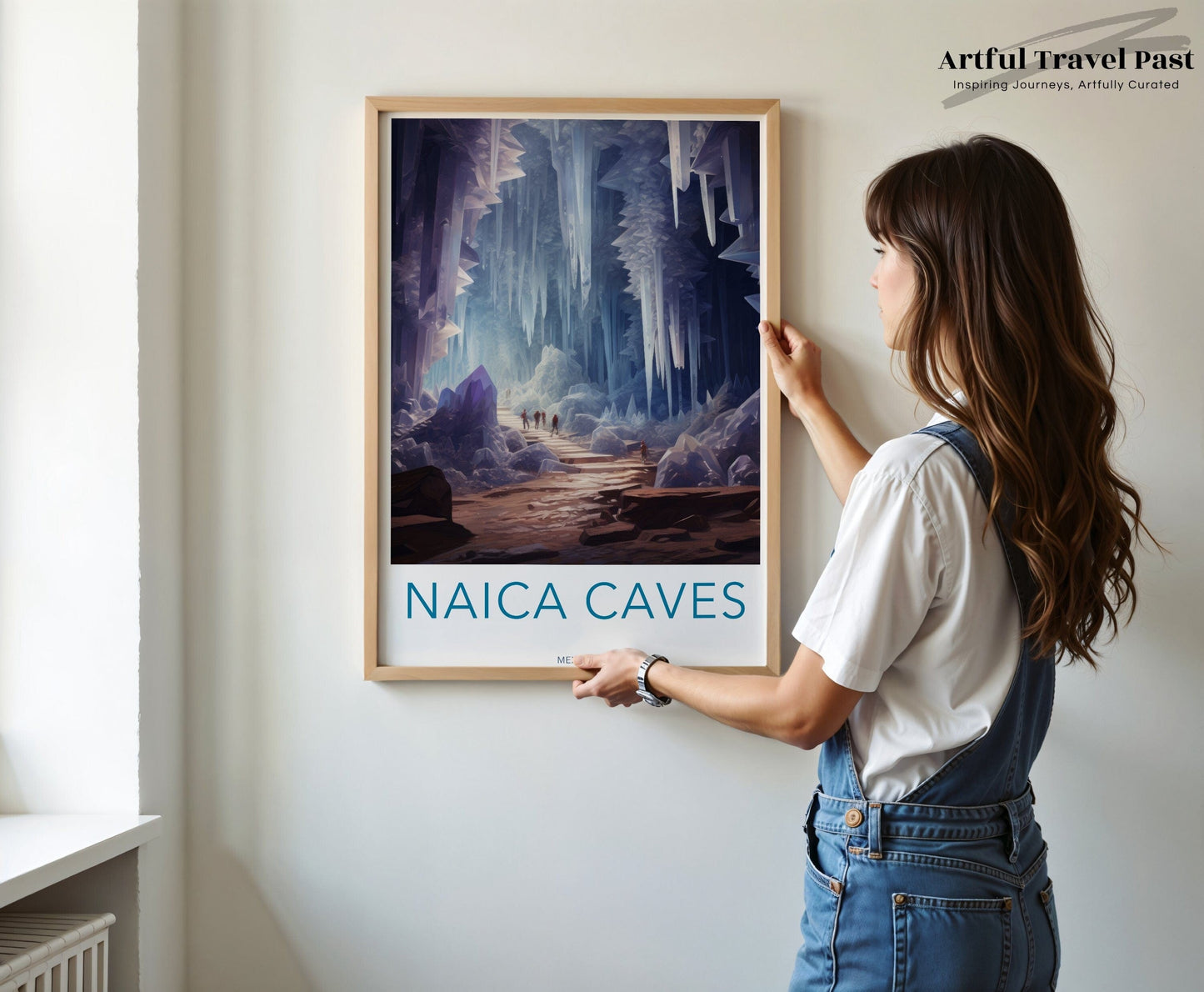 Naica Caves Poster | Chihuahua Wall Art | Mexico Decor