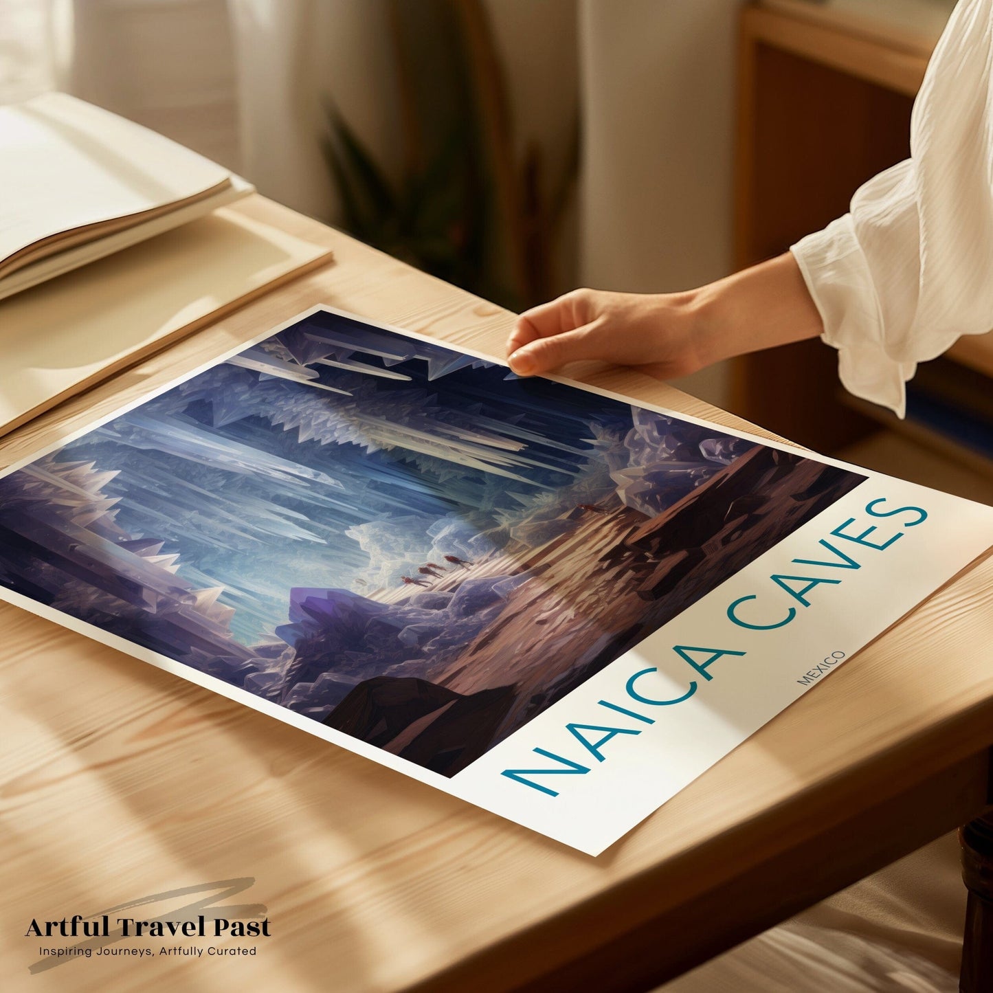 Naica Caves Poster | Chihuahua Wall Art | Mexico Decor