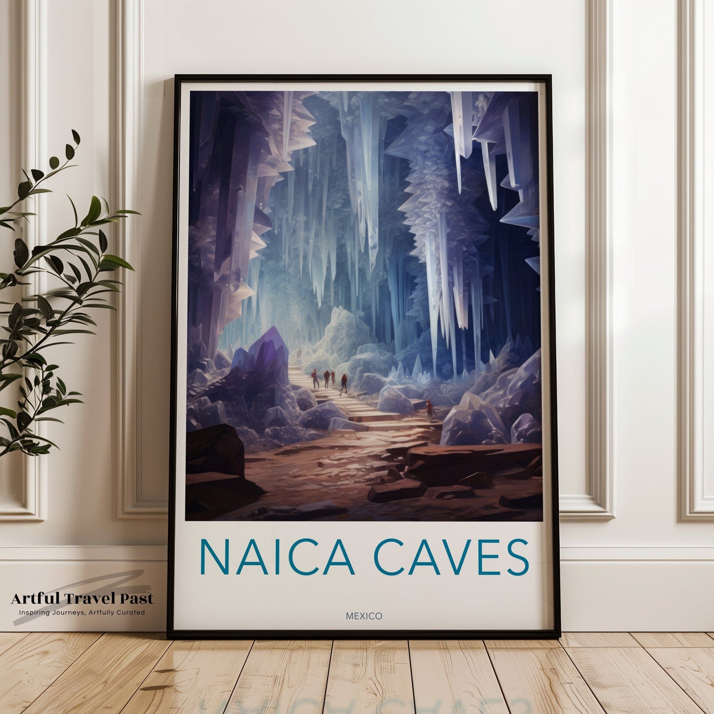 Naica Caves Poster | Chihuahua Wall Art | Mexico Decor