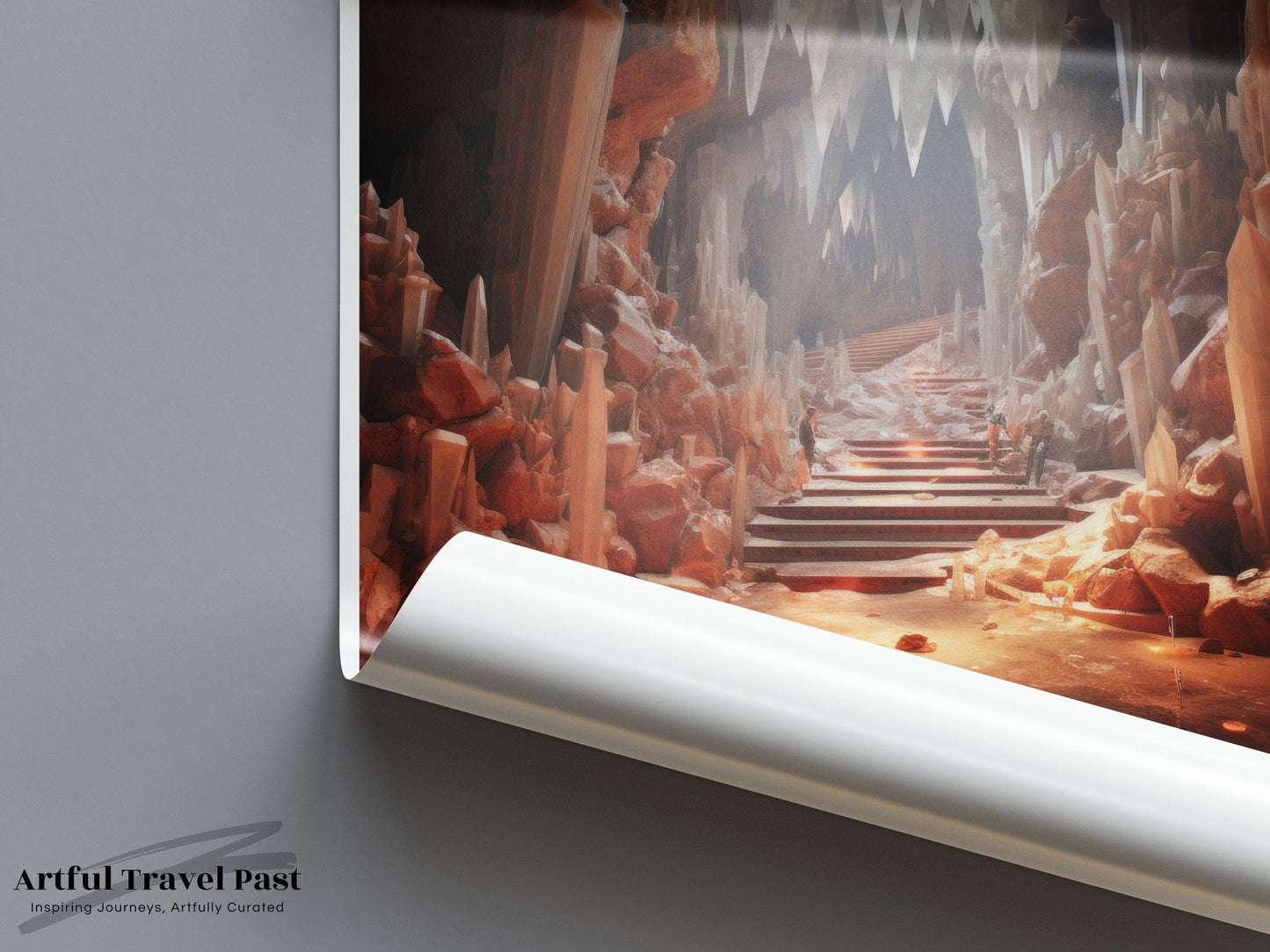 Naica Caves Poster | Chihuahua Wall Art | Mexico Decor