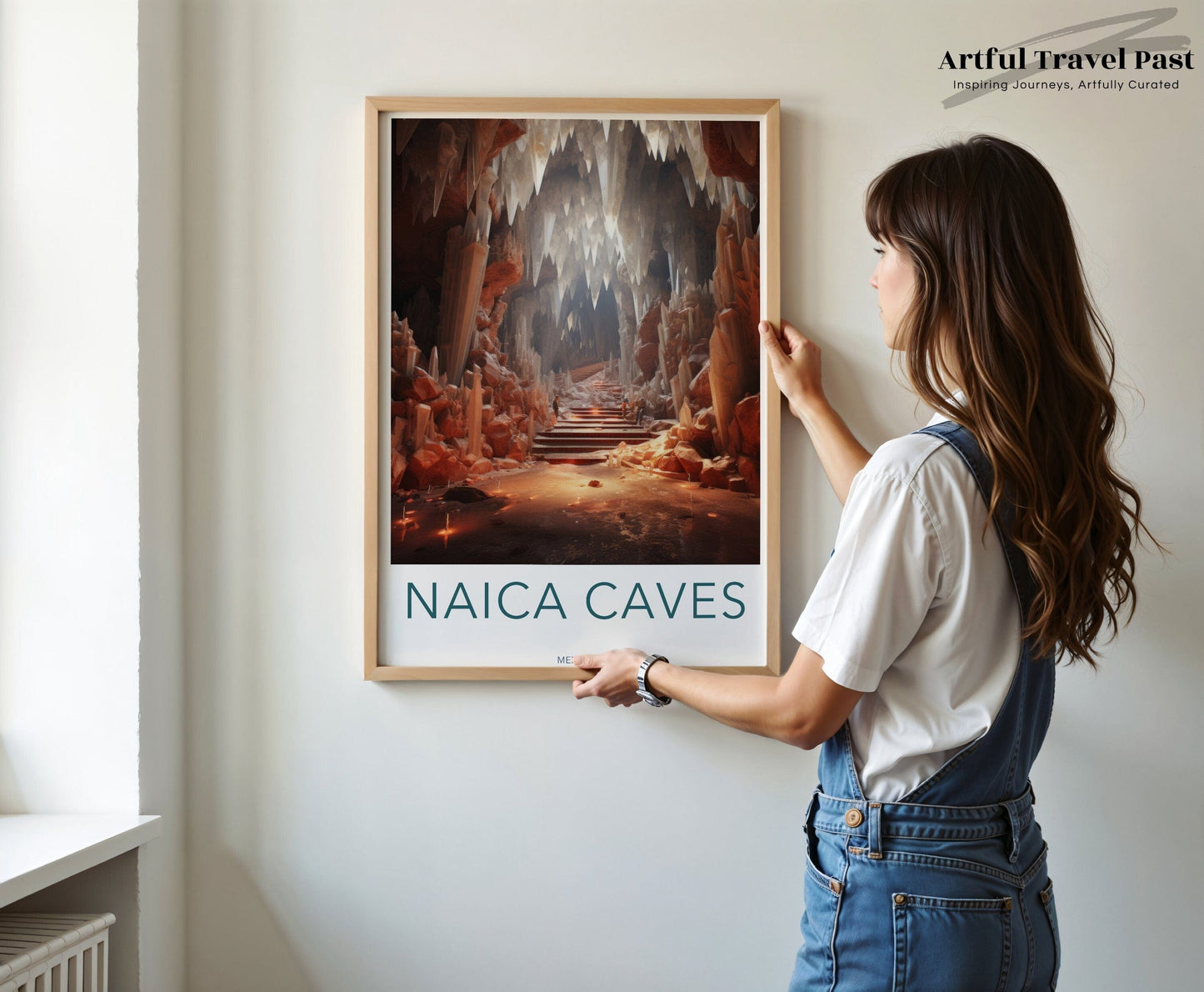 Naica Caves Poster | Chihuahua Wall Art | Mexico Decor