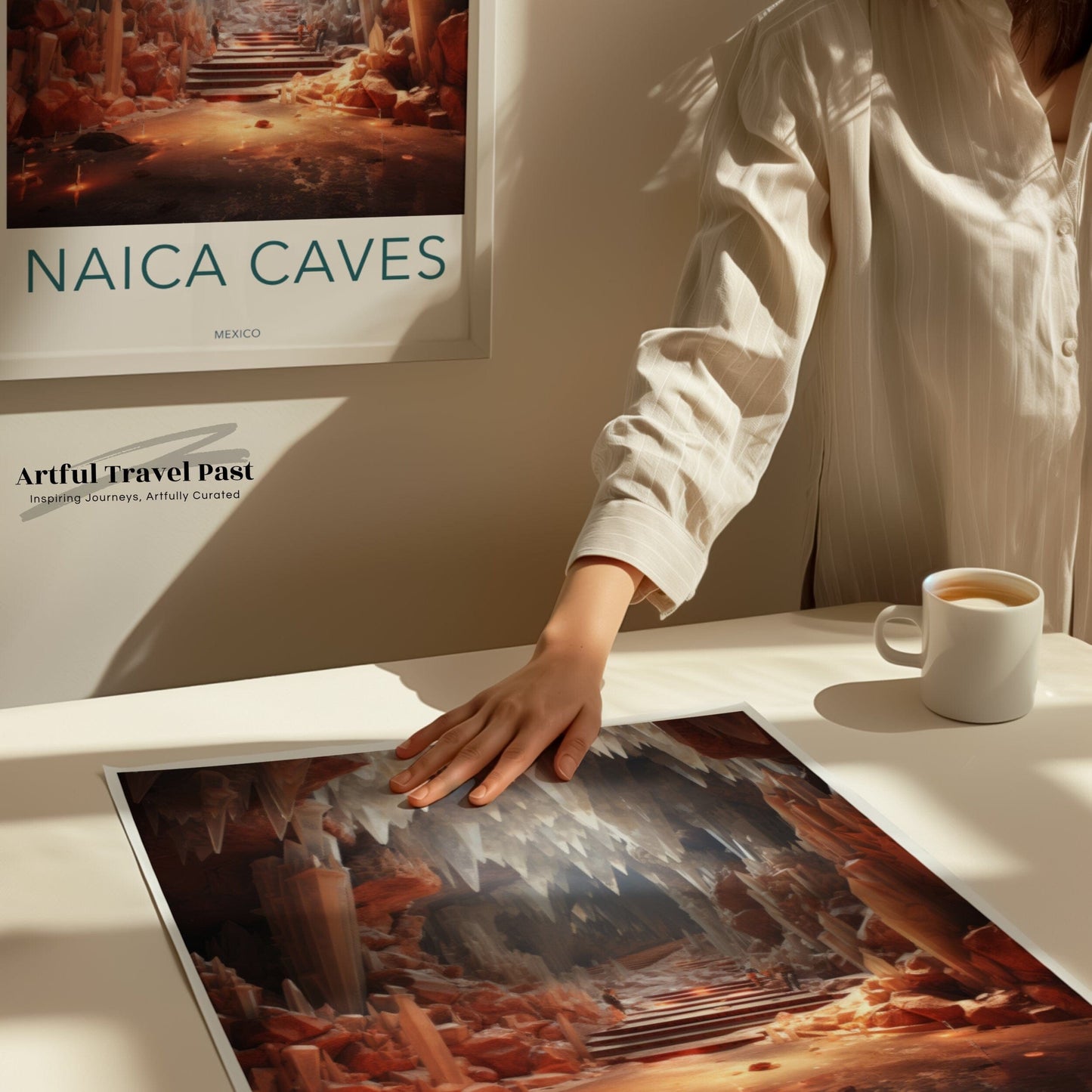 Naica Caves Poster | Chihuahua Wall Art | Mexico Decor