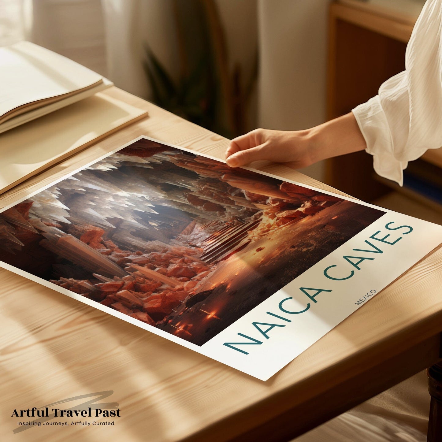 Naica Caves Poster | Chihuahua Wall Art | Mexico Decor