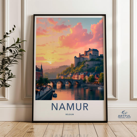 Namur Poster - Belgium Wall Art