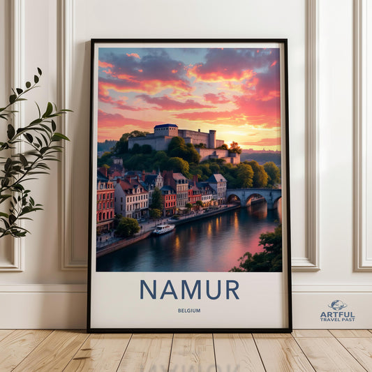 Namur Poster - Belgium Wall Art