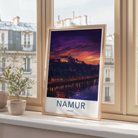 Namur Poster | Belgium Wall Art | Europe Decor