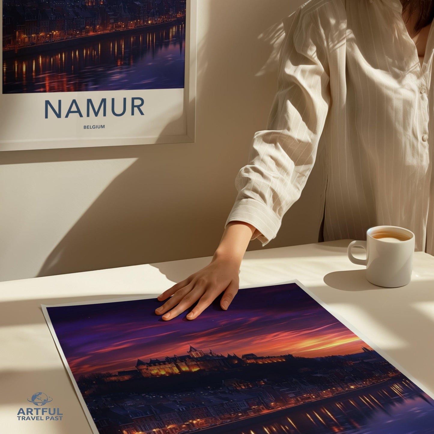 Namur Poster | Belgium Wall Art | Europe Decor