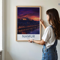 Namur Poster | Belgium Wall Art | Europe Decor