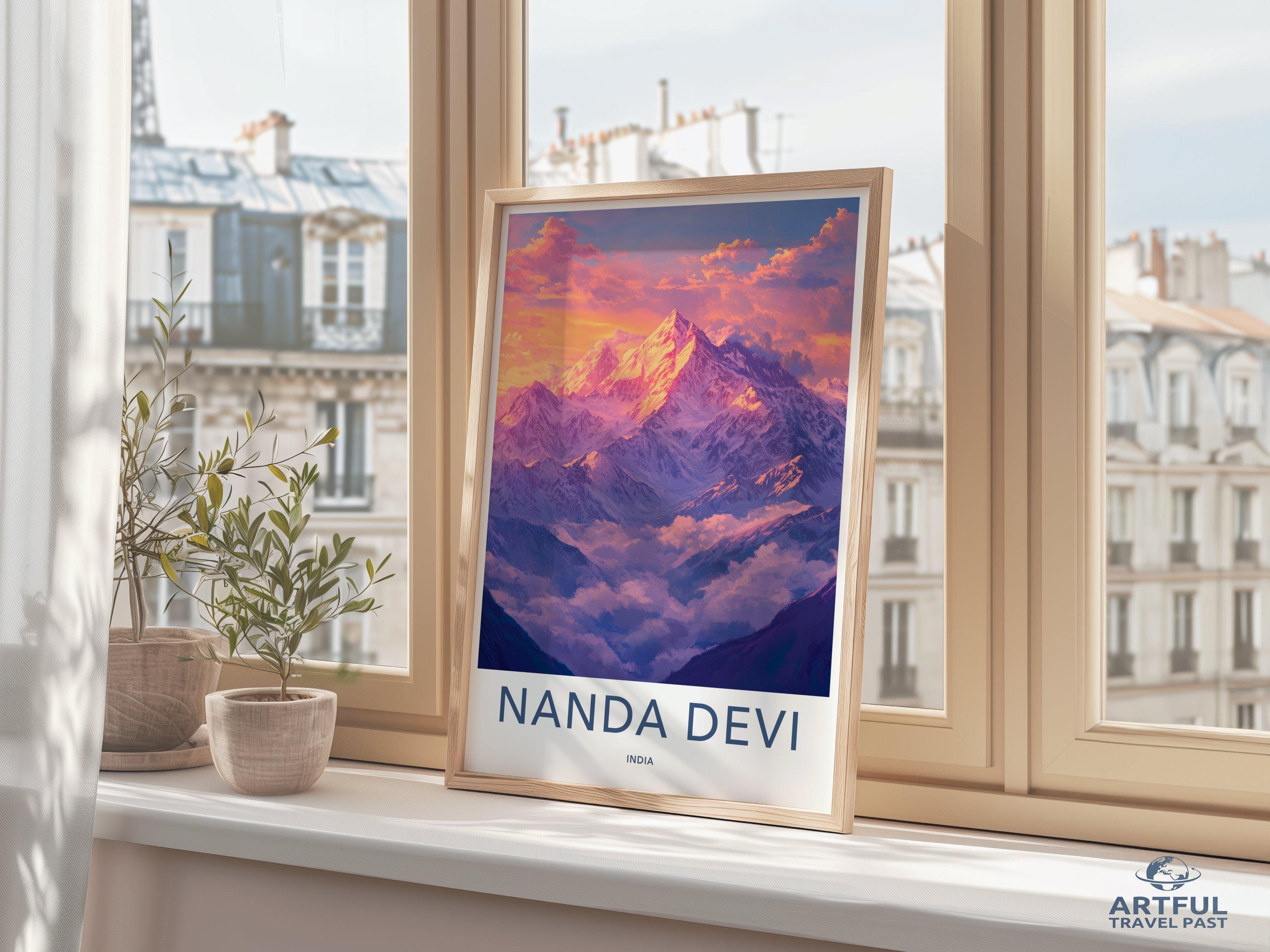 Nanda Devi National Park Poster | India Wall Art