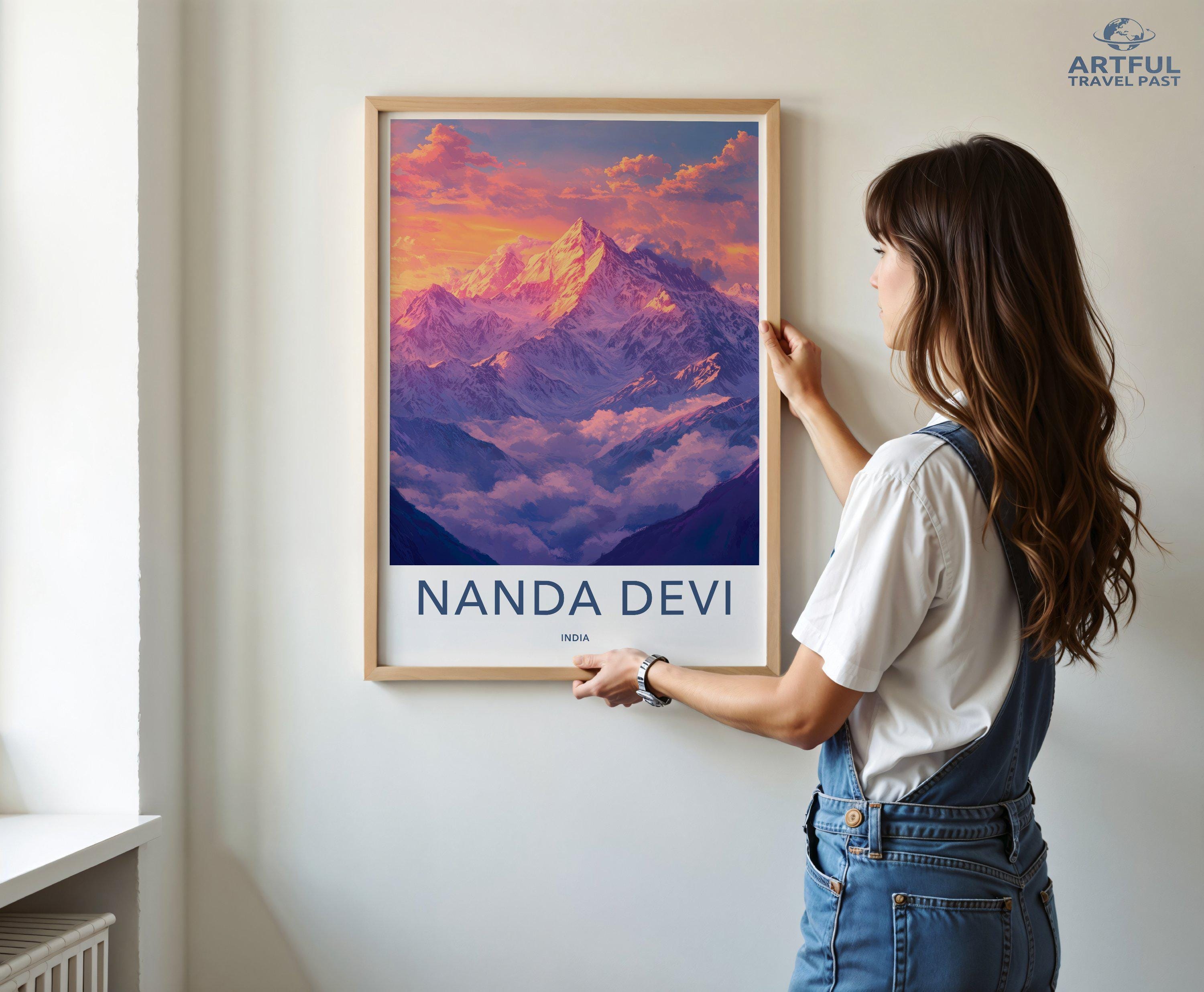 Nanda Devi National Park Poster | India Wall Art