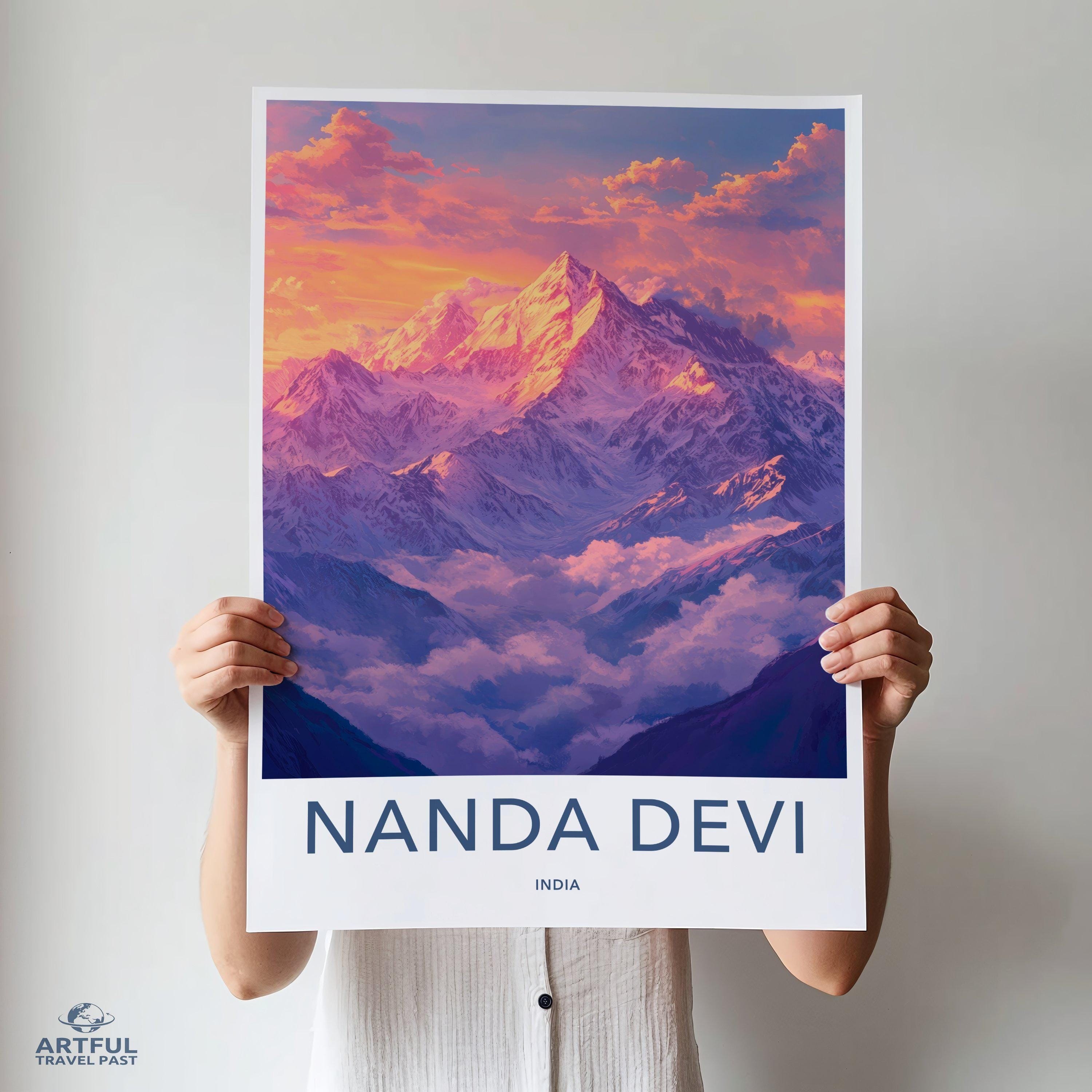 Nanda Devi National Park Poster | India Wall Art