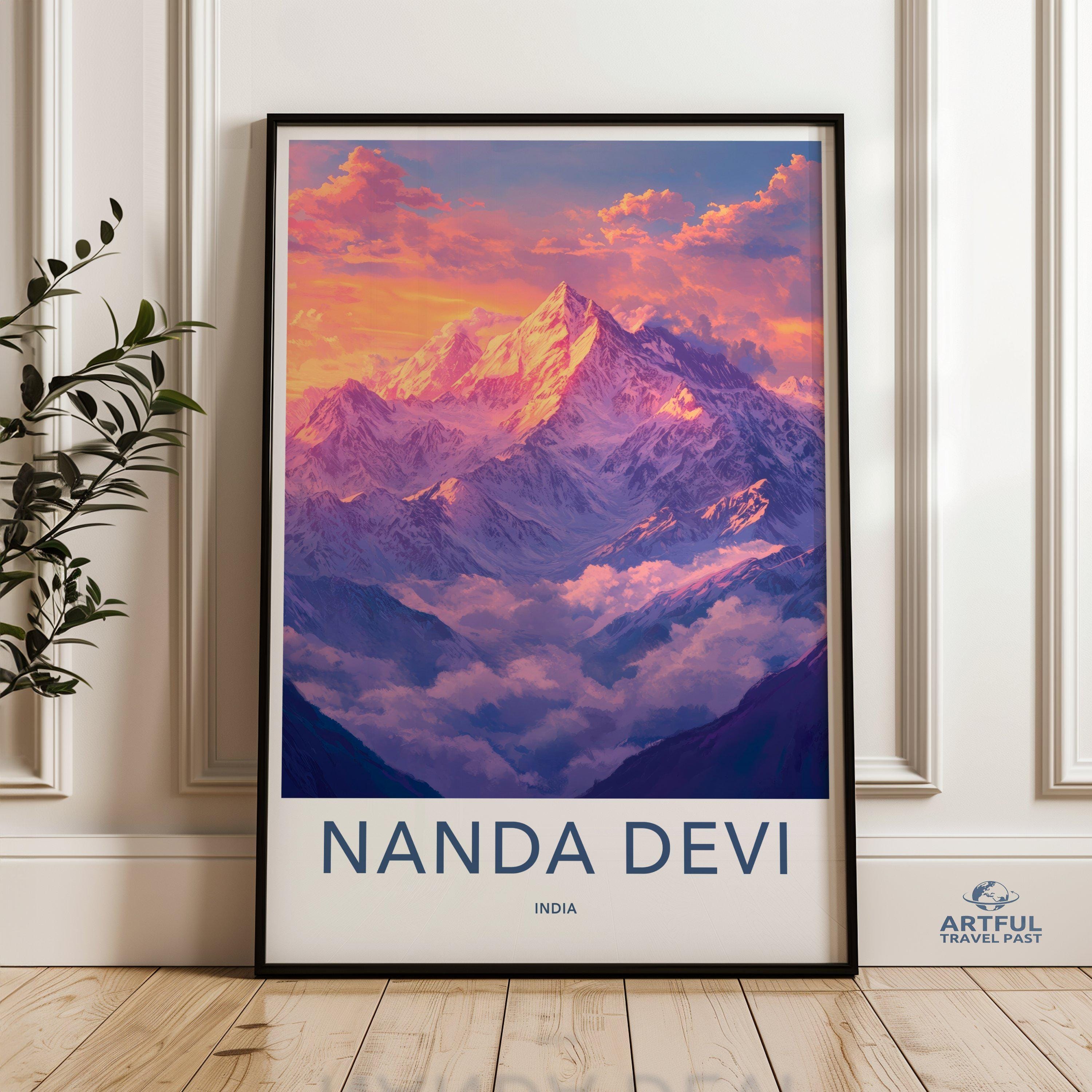 Nanda Devi National Park Poster | India Wall Art