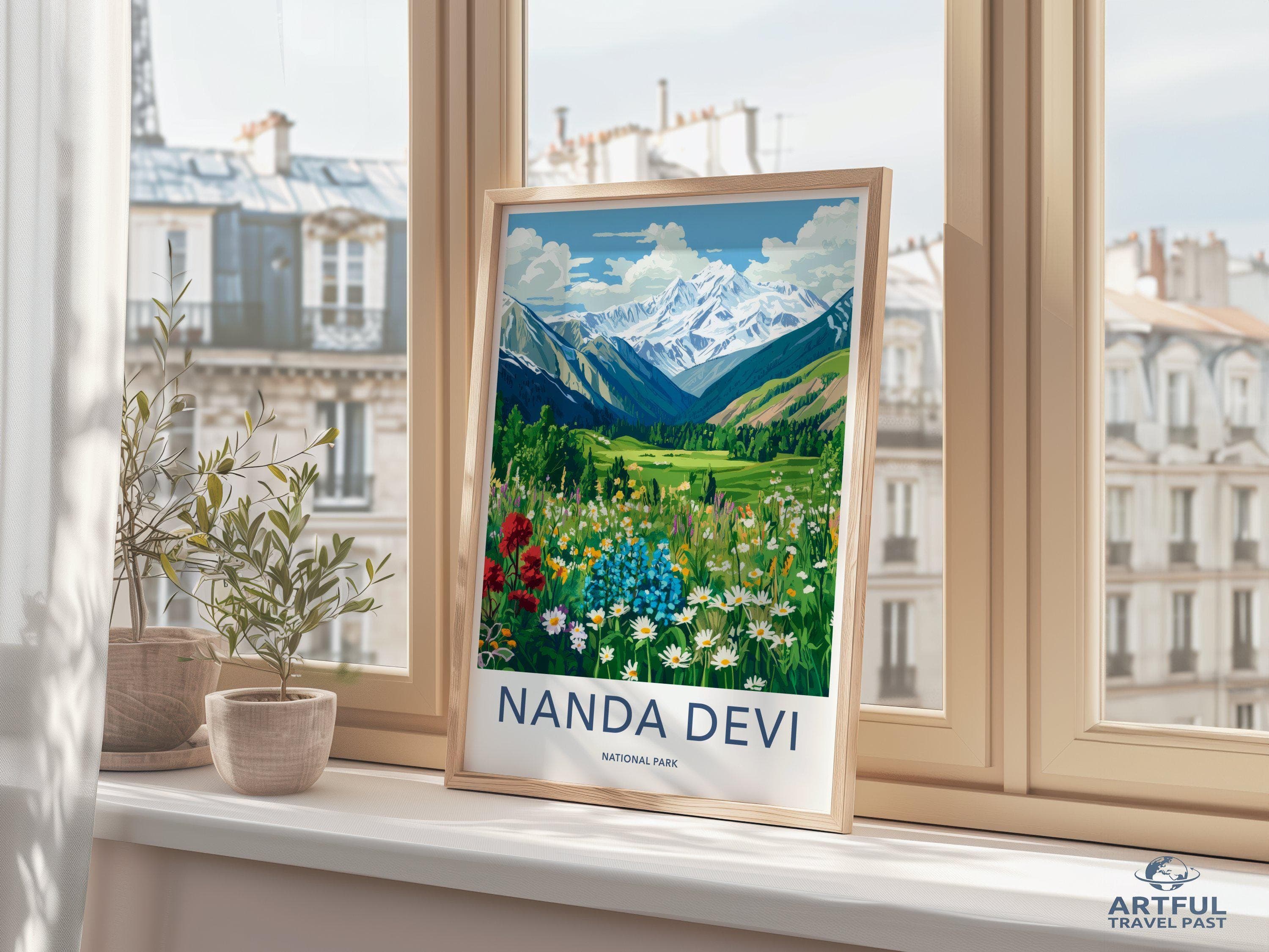 Nanda Devi National Park Poster | India Wall Art