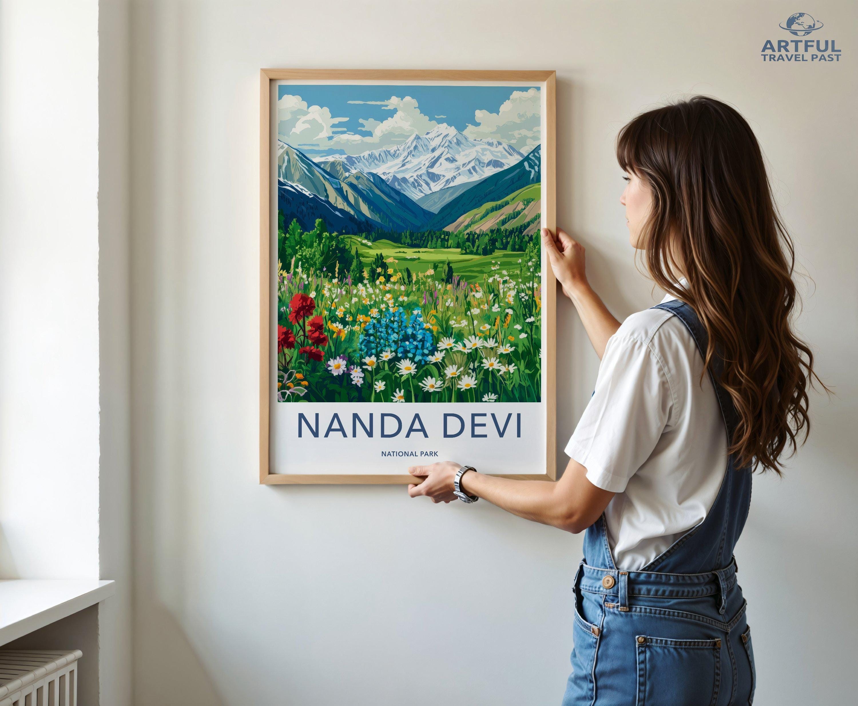 Nanda Devi National Park Poster | India Wall Art