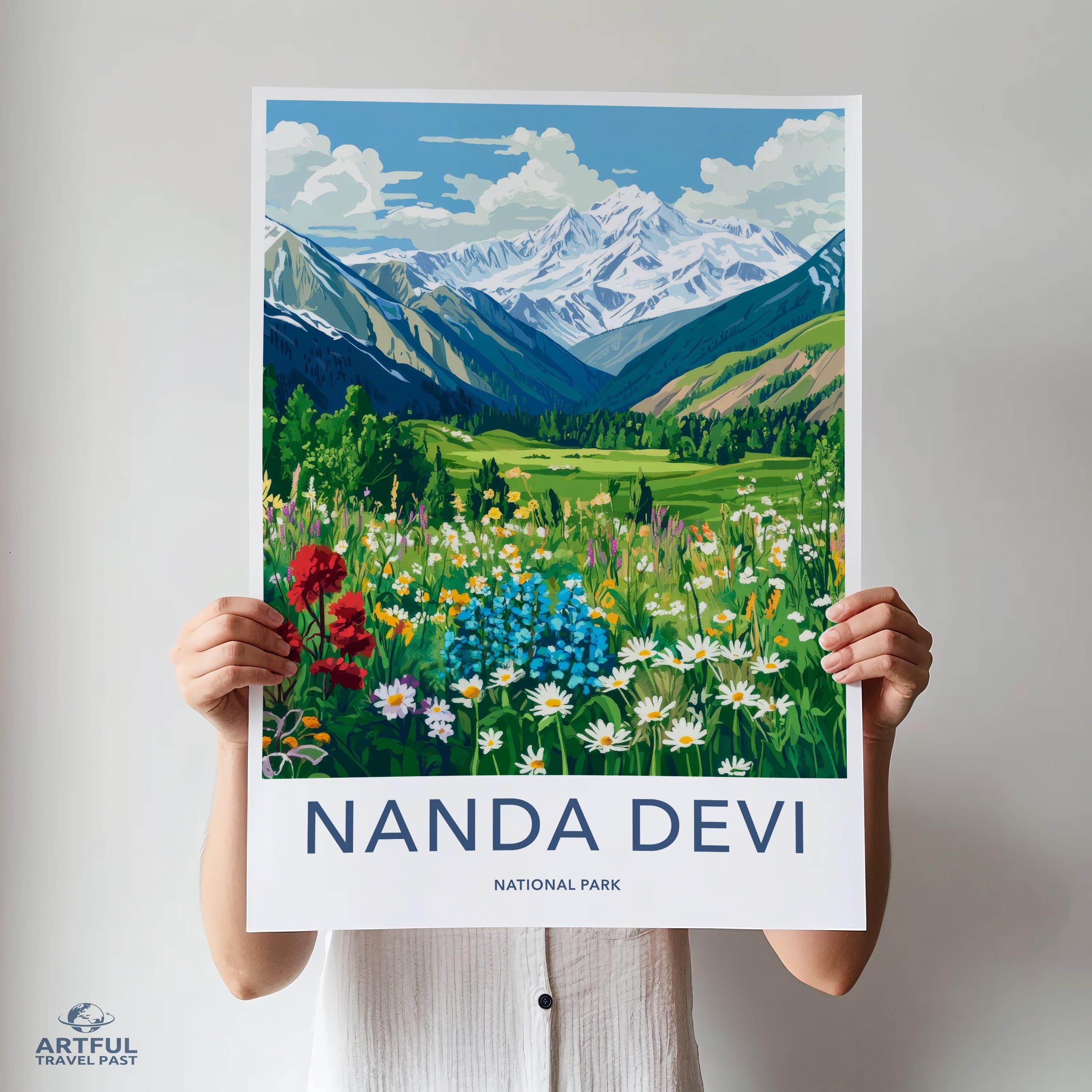 Nanda Devi National Park Poster | India Wall Art