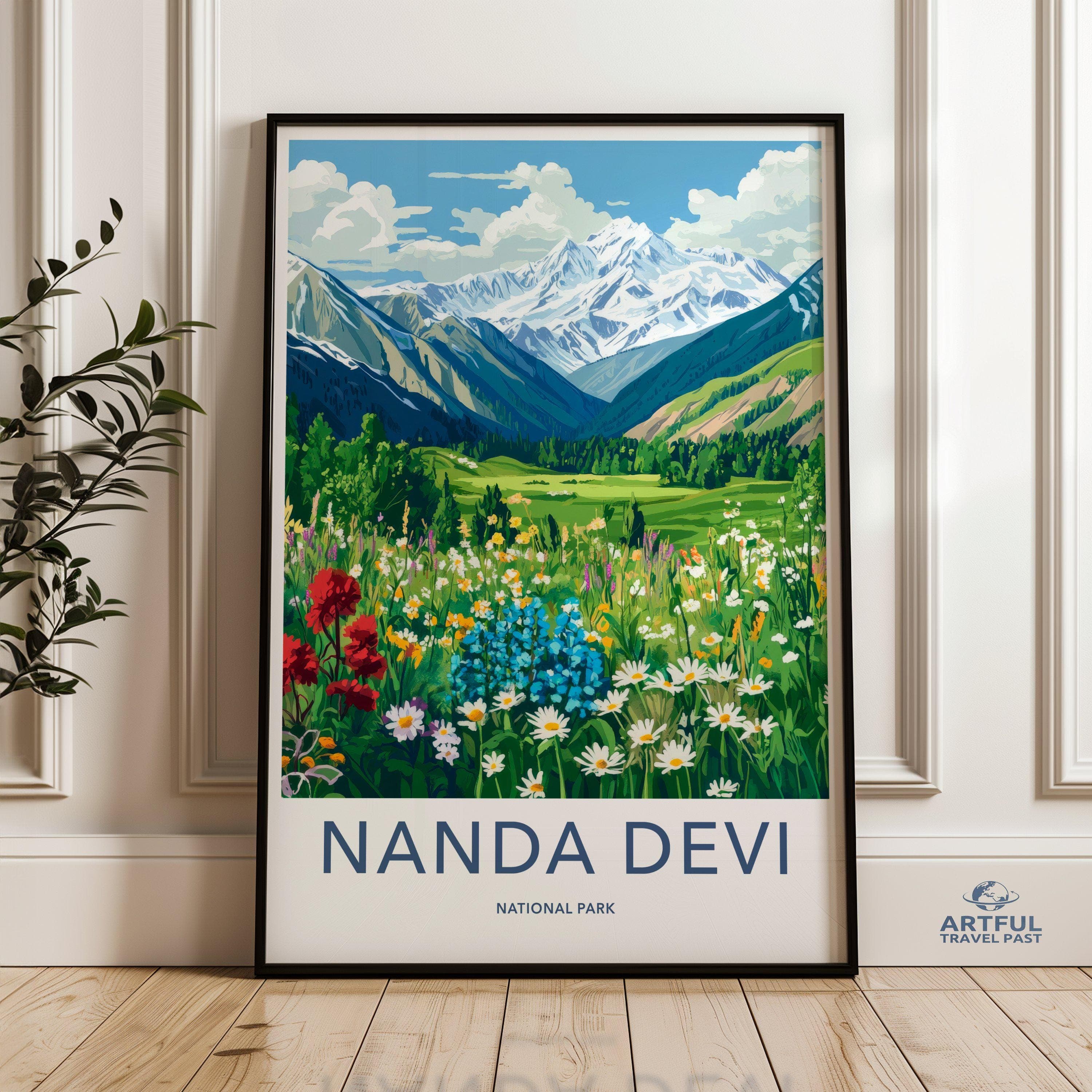 Nanda Devi National Park Poster | India Wall Art